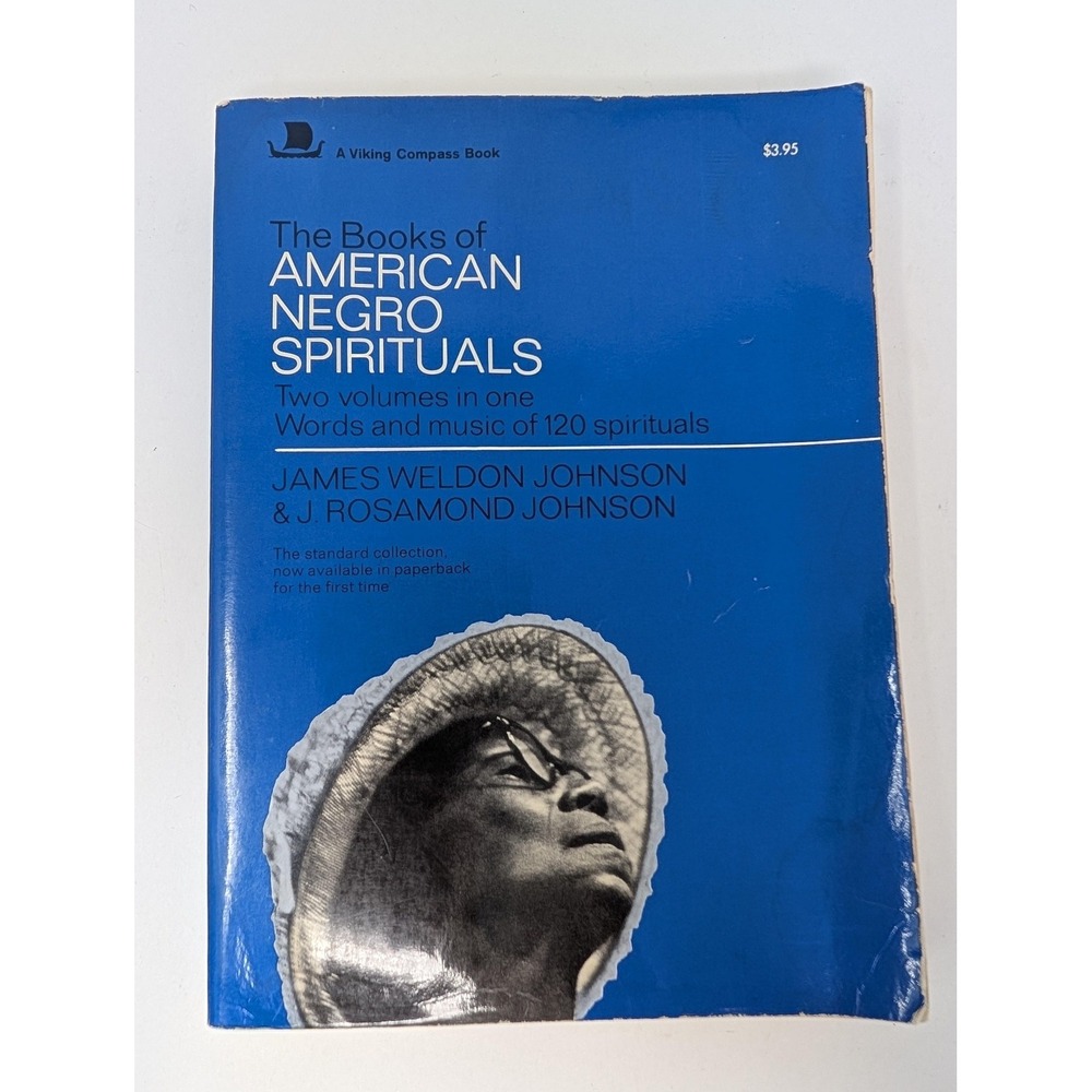 Vintage Books Of American Negro Spirituals Johnson Viking Compass PB Blue